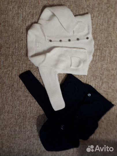 Кофточки х/б от 6 до 18мес