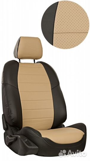 Модельные авточехлы на Honda Fit