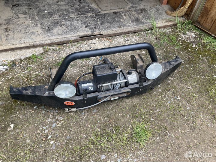 Силовой бампер на ниву с лебедкой 8000lb