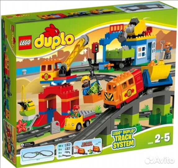 Lego duplo железная дорога 10508