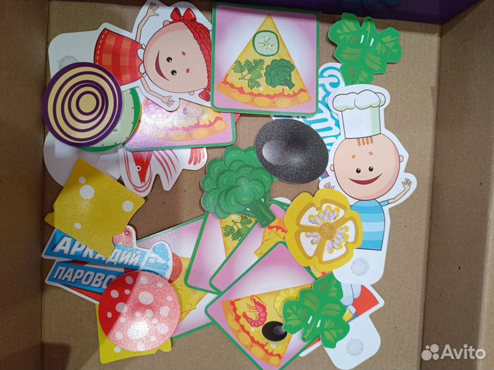 Развивающая игра Пицца на липучках