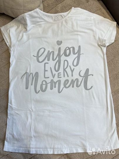 Шорты джинсовые футболка для беременных 42