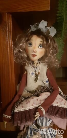 Текстильная интерьерная кукла