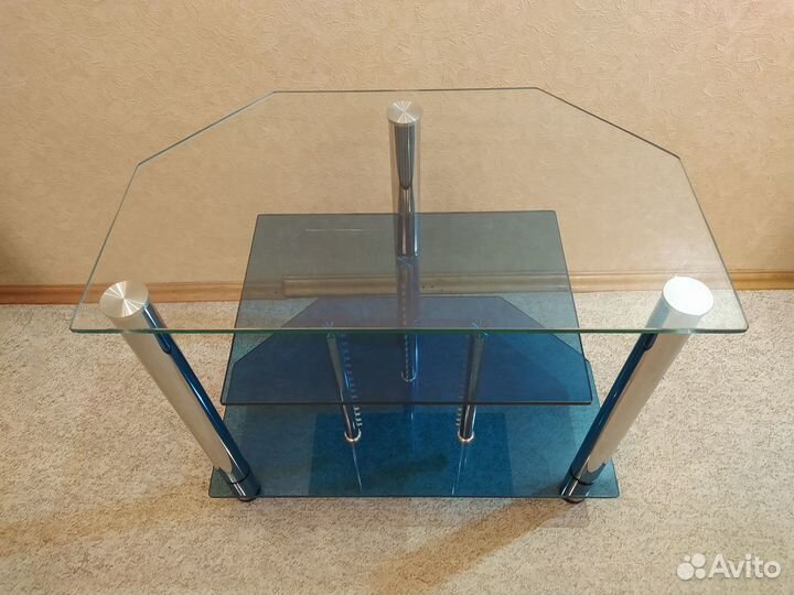 Тумба стеклянная для TV, PlayStation, Xbox