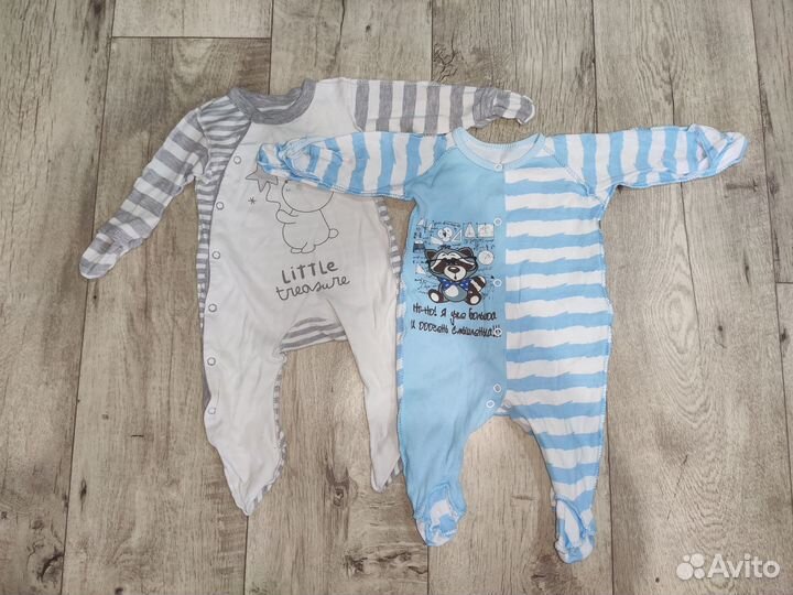 Детские вещи пакетом 0-3мес