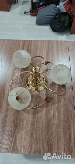 Люстра потолочная подвесная бу