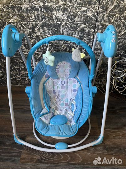 Кресло шезлонг babyton+ подарок кокон