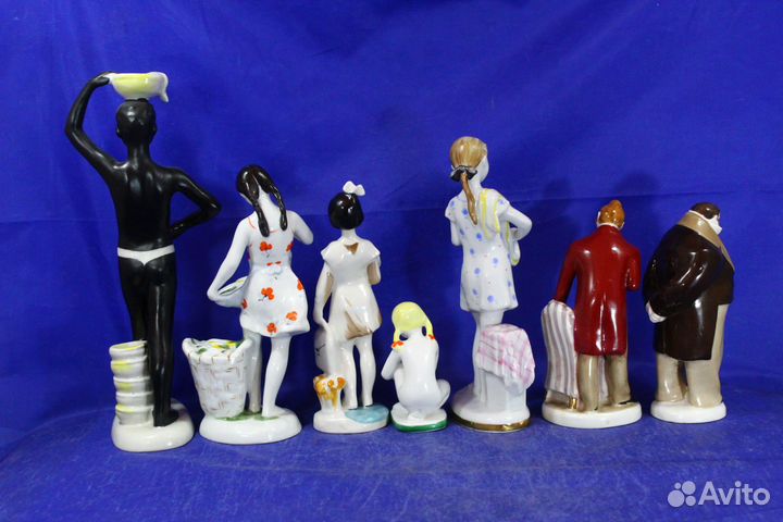 Фарфоровые статуэтки лфз Ленинградские дети Негр