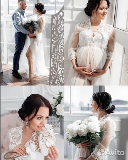 Платье для беременных на фотосессию прокат