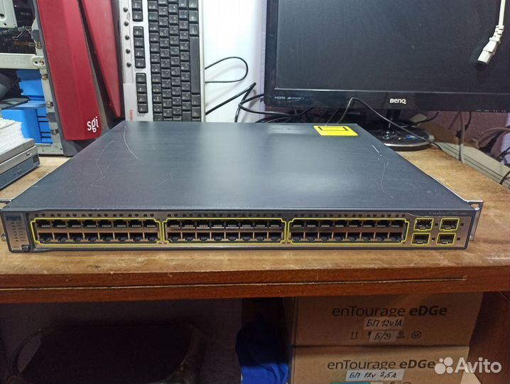 Коммутатор Cisco WS-C3750G-48TS-S