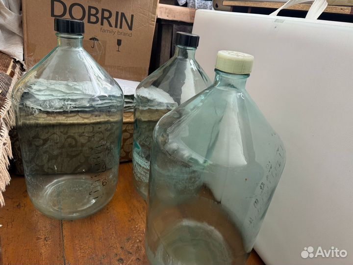 Бочка пластиковая,бутыль стеклянная