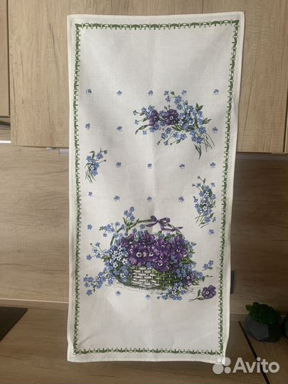 Набор кухонных льнянных полотенец СССР