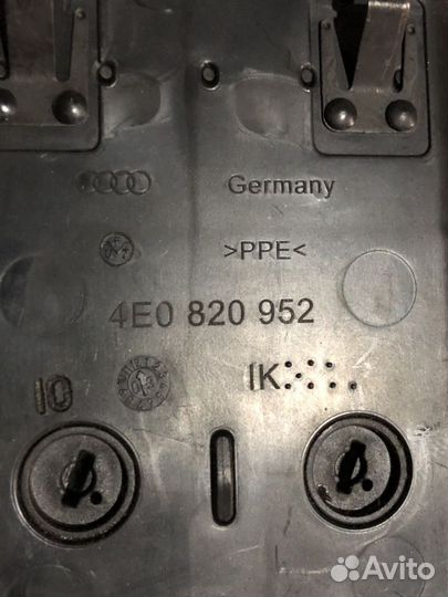 Дефлектор воздуха Audi A8 S8 D3 4E0820952J