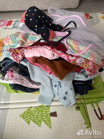 Детская одежда пакетом на девочку 50-86
