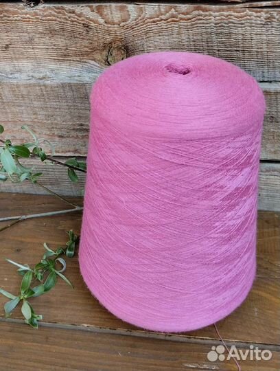 Пряжа бобинная Италия меринос с вискозой
