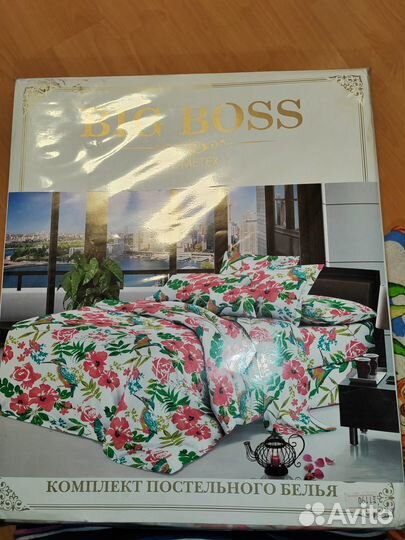 Новый комплект постельного белья семейный размер