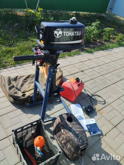 Лодочный мотор Тохатсу 5 л с 2 х тактный