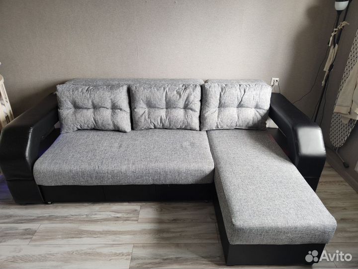 Угловой Диван Манчестер серый