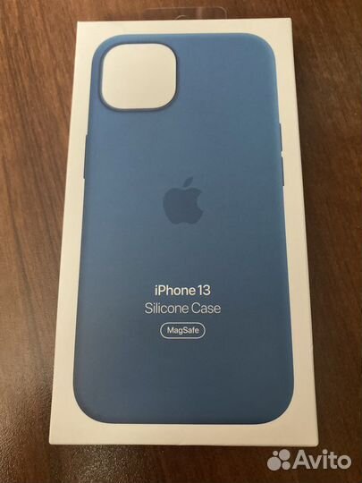 Apple silicone case iPhone 13 blue jay