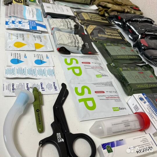 Тактическая аптечка укомплектованная - эшелон 1+2