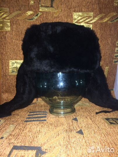 Шапка-ушанка из натурального меха