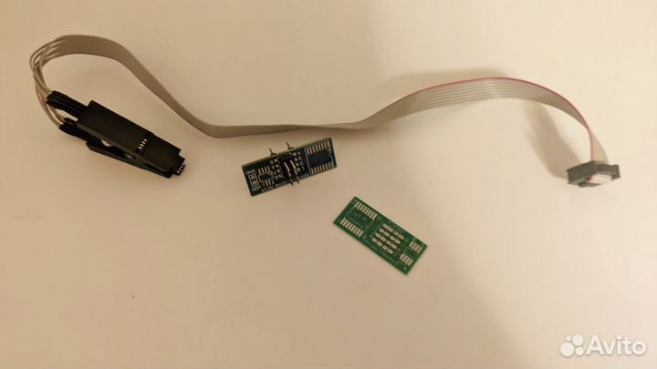 Программатор ch341a комплект прищепка