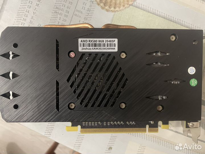 Видеокарта rx580 8gb