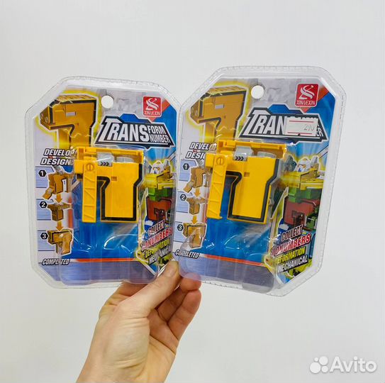 Трансботы Мегабот боевой расчет цифры роботы 7