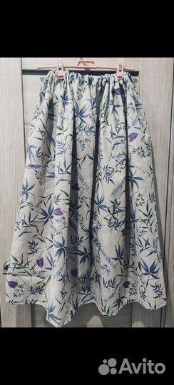 Юбка из льна