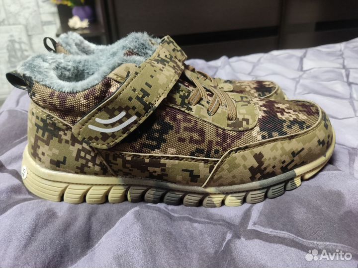 Мужские зимние кроссовки с мехом