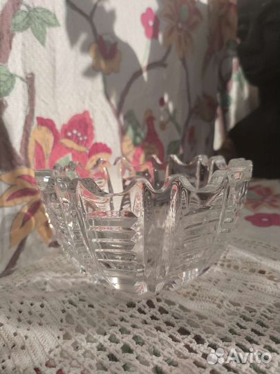 Салатник хрустальный