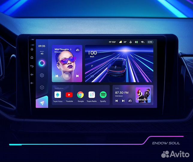 Магнитола Teyes CC3 2k 3/32 на Volkswagen Polo 6