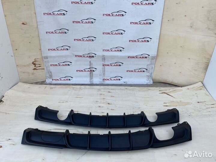 BMW F30 диффузор заднего бампера M