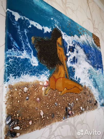 Картина из эпоксидной смолы 50*70