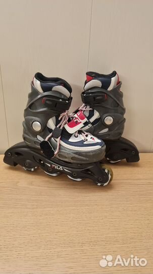 Роликовые коньки раздвижные Fila