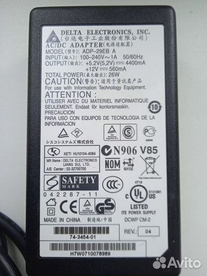 Блок питания delta electronics ADP-29EB A