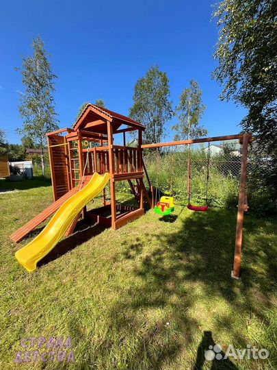 Детская деревянная площадки