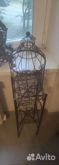 Подставка для цветов, птичья клетка
