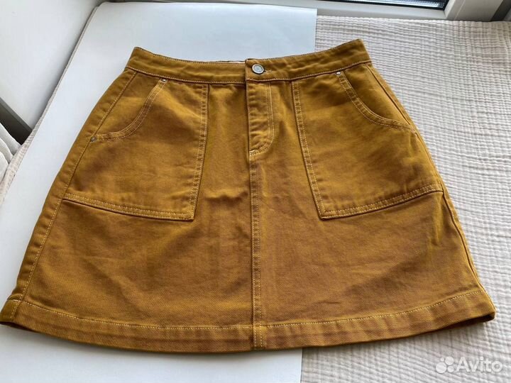 Мини юбка трапеция 44