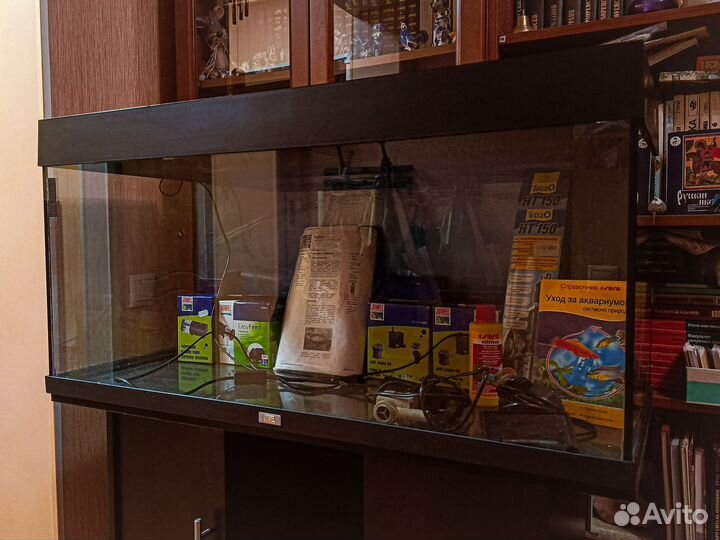 Аквариум Juwel Rio 180 с тумбой чёрный