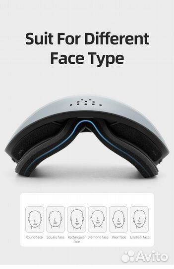 Очки сноуборд зимние двойная линза Anti fog Новые