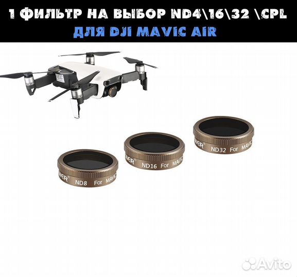 Фильтр CPL ND8 ND16 ND 32 для Dji mavic air