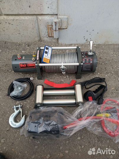 Лебедка электрическая автомобильная 24
