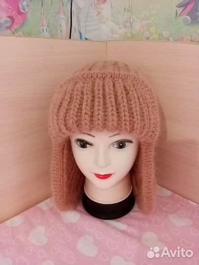 Ушанка из пуха норки