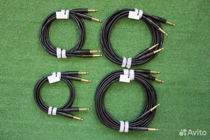 2Jack 6.3mm (TS) Canare, Japan