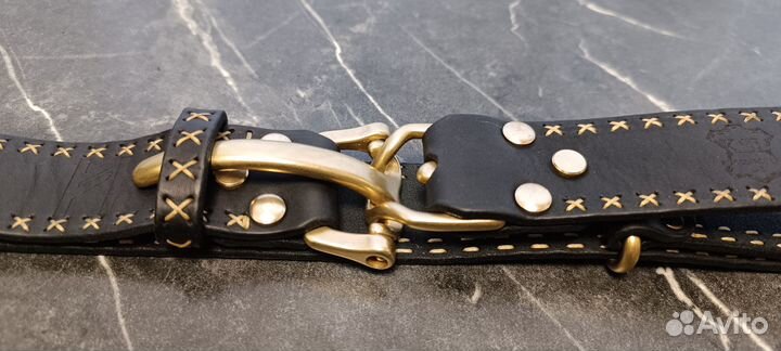 Мужской кожаный ремень Littleton