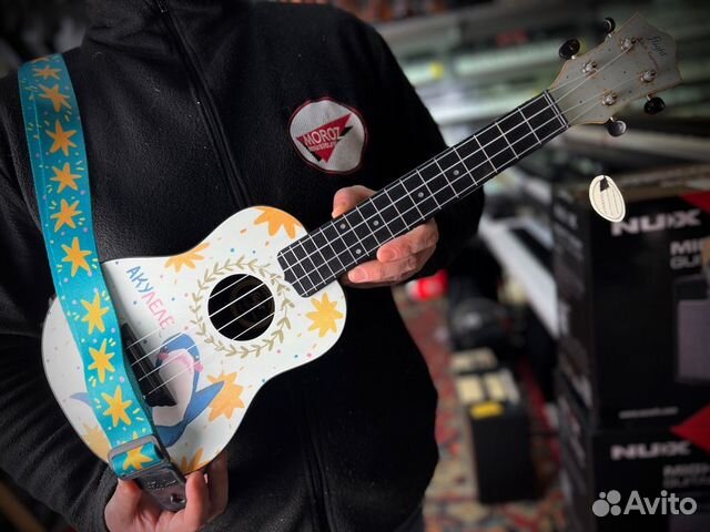 Укулеле flight концерт с ремнем