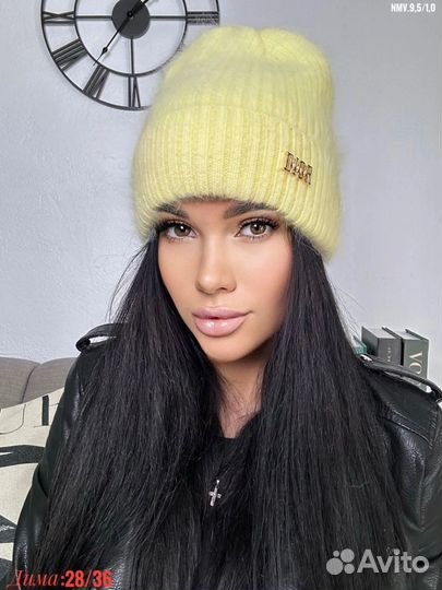 Шапка ангора женская