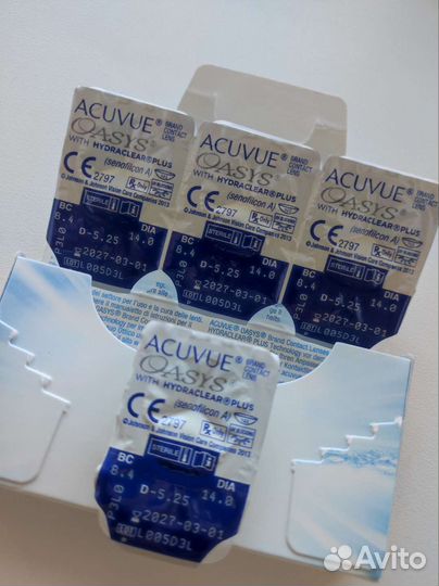 Контактные линзы Acuvue oasys