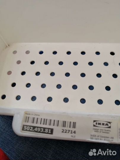 Полочка на присосках lkea очень вместительная